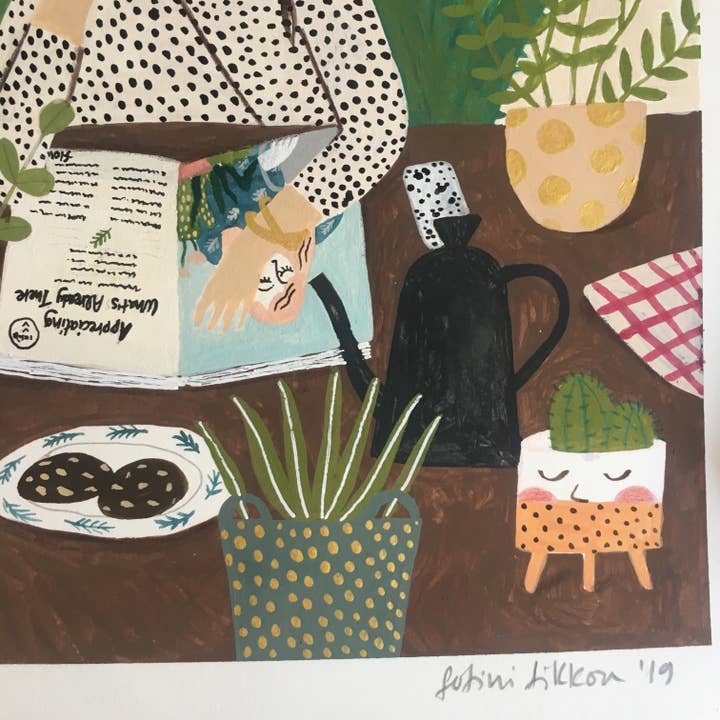Fotini Tikkou Illustration - Wholesale Art Print - SUNDAY MOOD