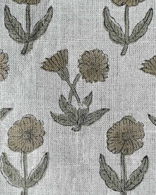 Thread To Form – Rolo de tecido por atacado – Madison Premium Linho Impresso à Mão com Bloco1