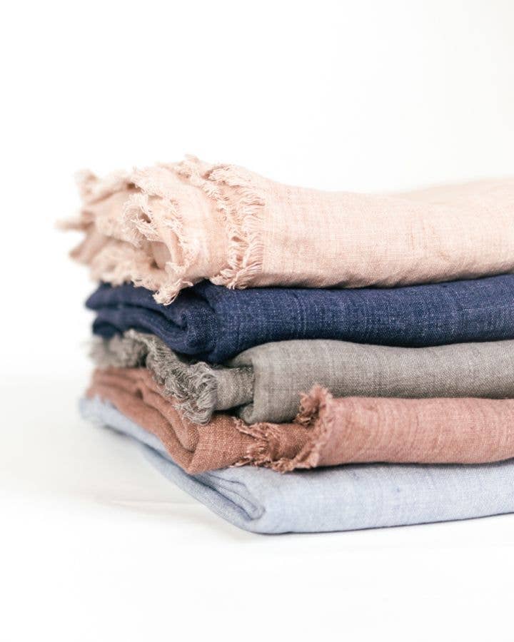 Creative Women - Wholesale Throw Blanket - Stone Washed Linen Throw Blanket1