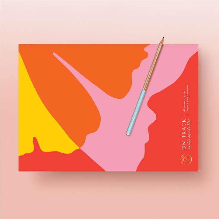 Common Modern - Wholesale Planner - On Track A4 Weekly Planner Pad | Undated Weekly Planner0