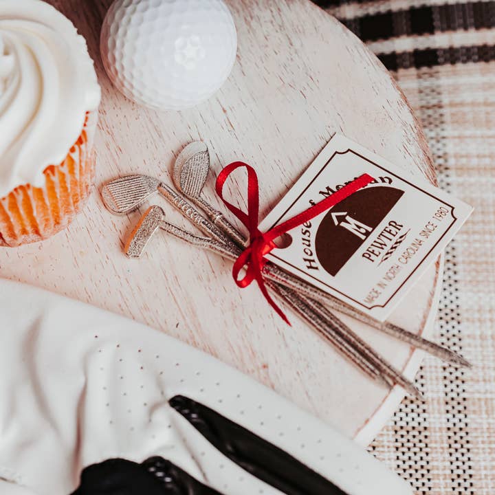 House of Morgan Pewter - Wholesale Tooth picks/party picks - Golf Club Gifts - Putter - Iron - Wood - Golf Toothpicks5
