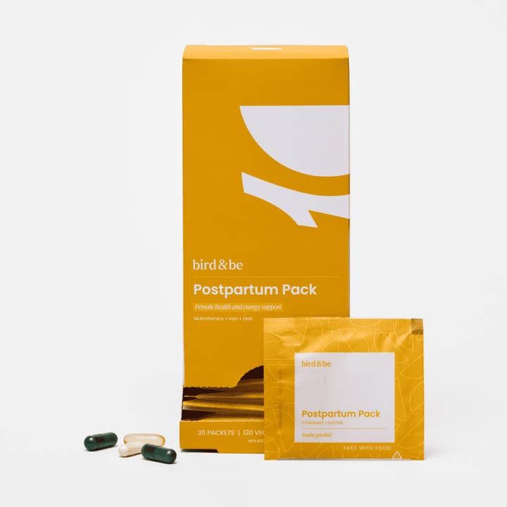 Postpartum Pack for wholesale by Bird & Be Fertility Supplements