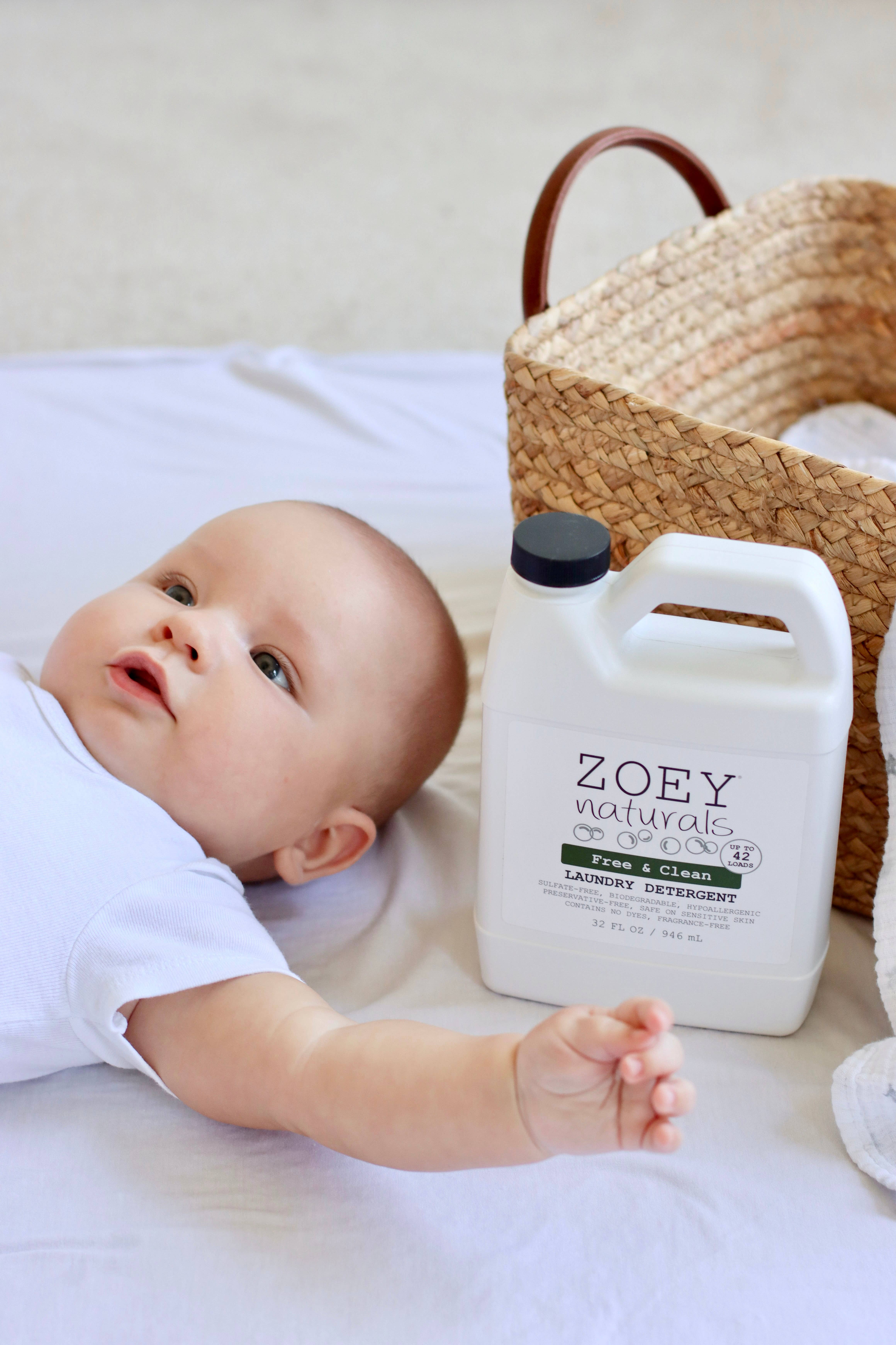 Zoey Naturals - Wholesale Liquid Laundry Detergent - Zoey Naturals Free & Clean Laundry Detergent 7