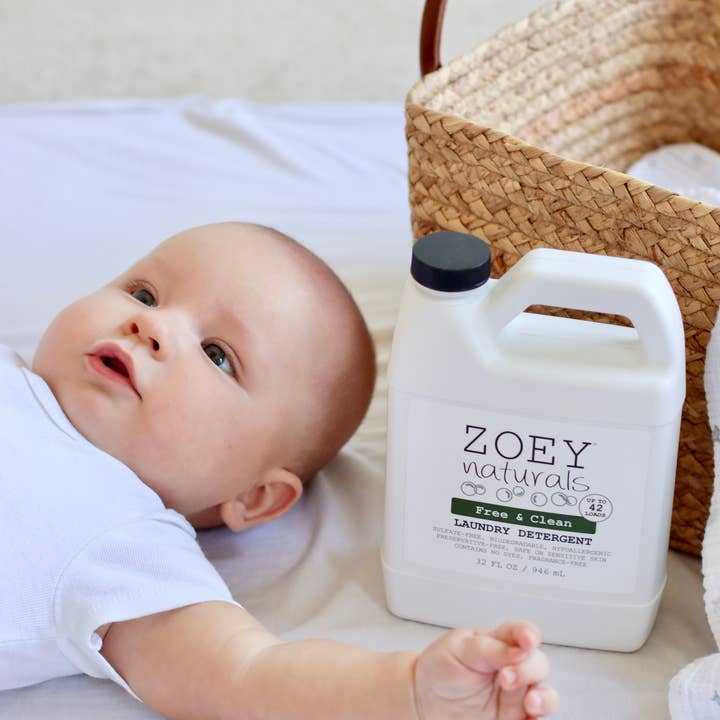 Zoey Naturals - Wholesale Liquid Laundry Detergent - Zoey Naturals Free & Clean Laundry Detergent 7