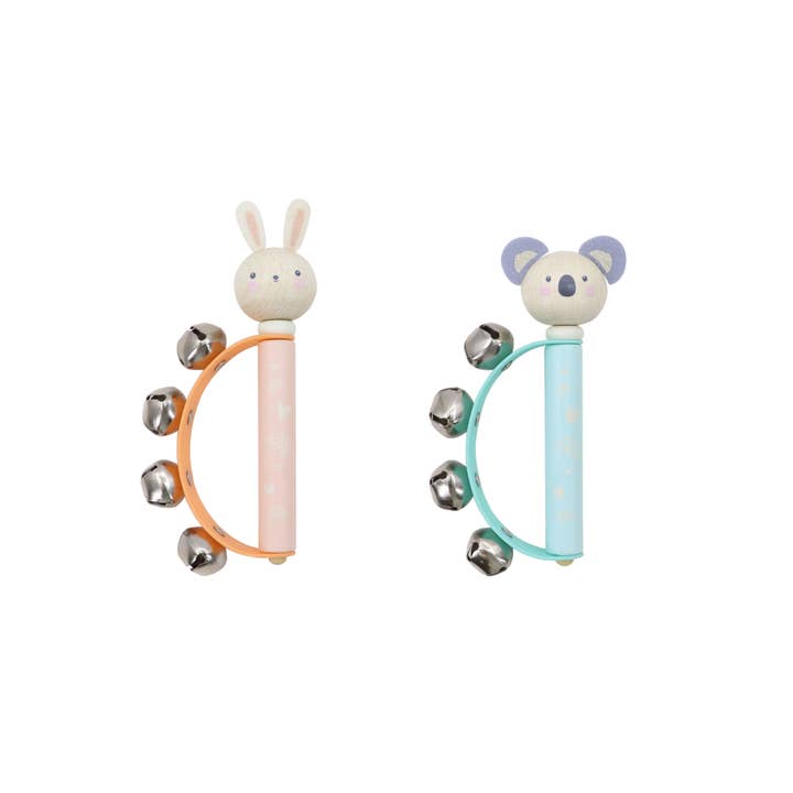ToysLink - Wholesale Wood Toy - Kids - Wooden Koala & Bunny Hand Bell