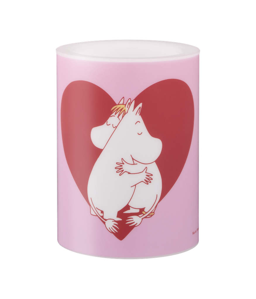 Treacle George (Muurla) – wholesale Flameless candle – MOOMIN | Christmas | LED Candle | Heart | 10cm2