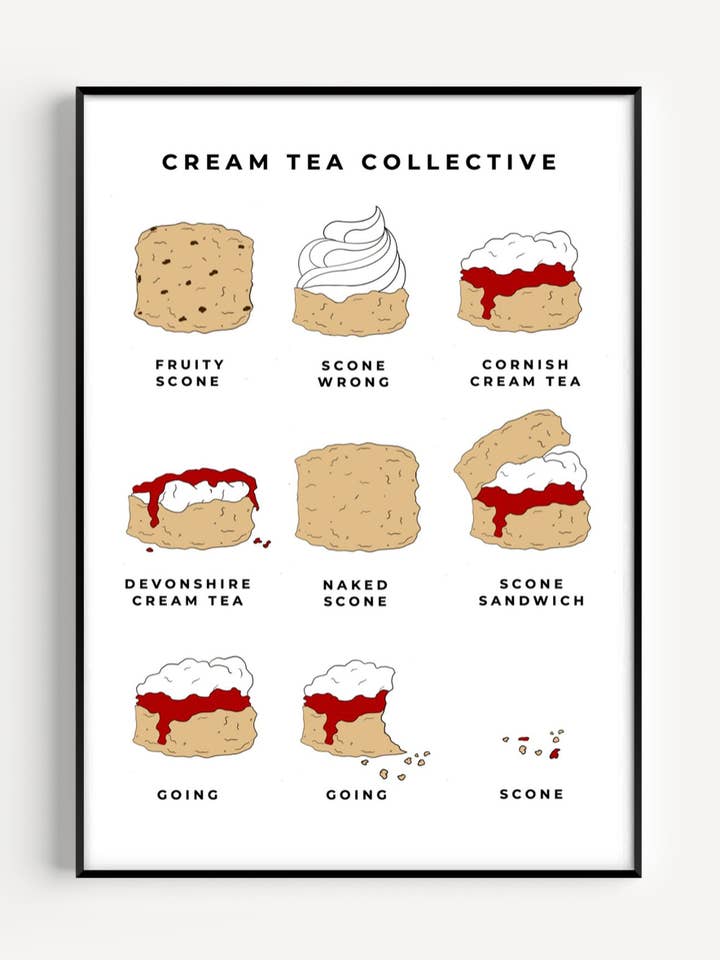 Cream Tea Collective - Cream Tea Collection - Print for wholesale by Latitude 50 Living