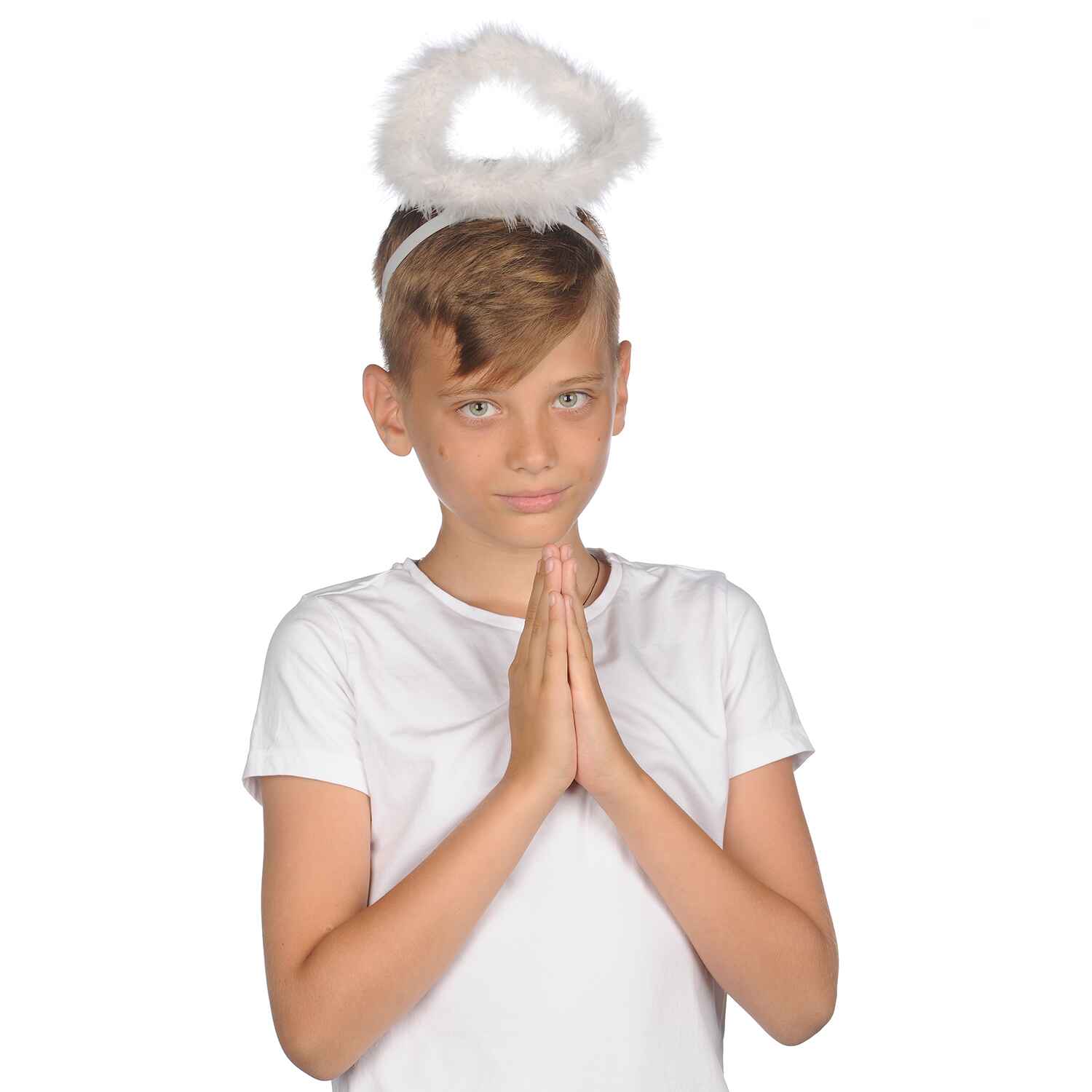 Funcredible - Wholesale Fashion Headband - Women's - Angel Halo Headband - Feather White Angel Hair Band 6