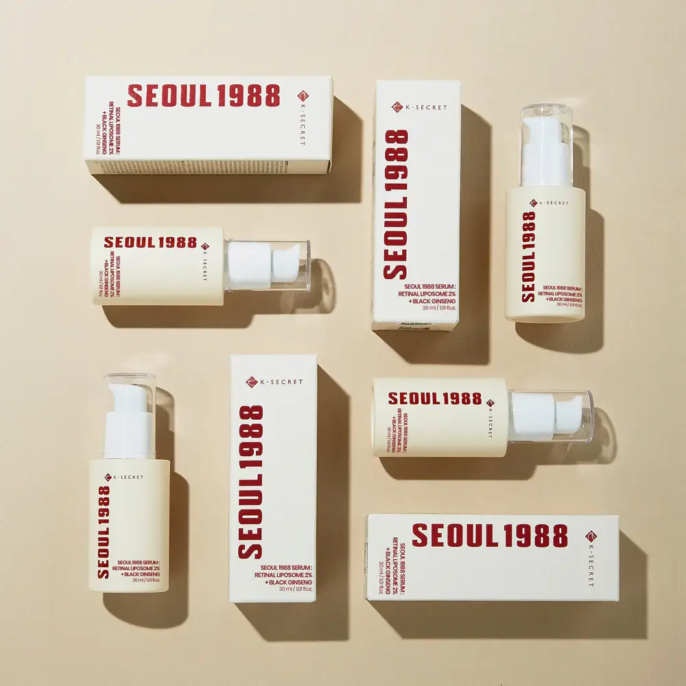 Kosmic - Kbeauty Skincare - Vente Concentré/sérum pour le visage - [KSecret] SEOUL 1988 Sérum : Liposome de Rétinal 2% + Ginseng