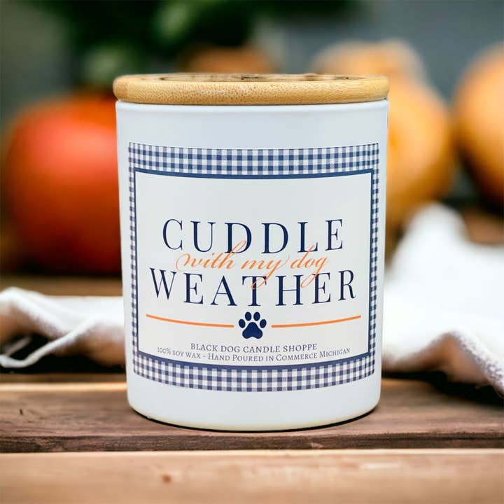 The Black Dog Candle Shoppe - Wholesale Jar/Filled Candle - Cuddle with my Dog Weather3