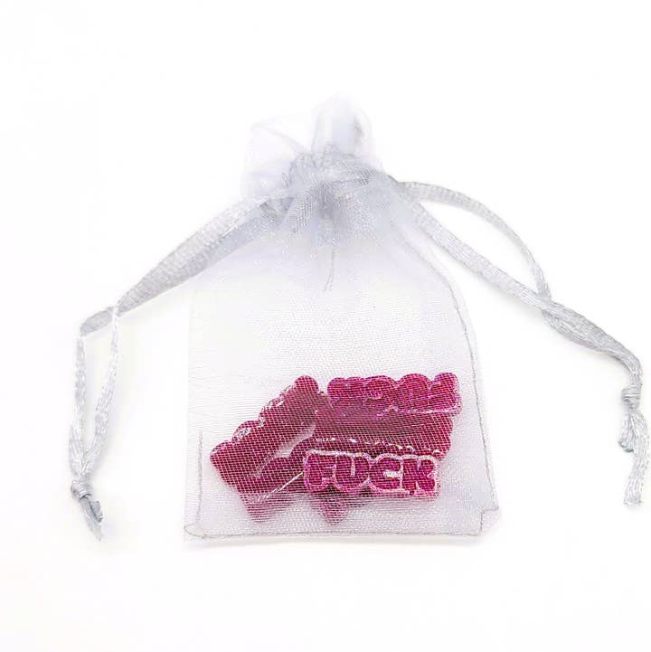 Slightly Askew Art - Wholesale Gag Gift/Novelty Gift - Tiny Little Bag of FUCKS!1