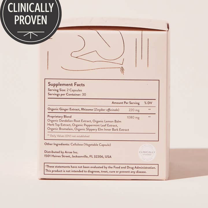 Arrae - Wholesale Oral Supplement/Vitamin - Arrae Bloat Capsules