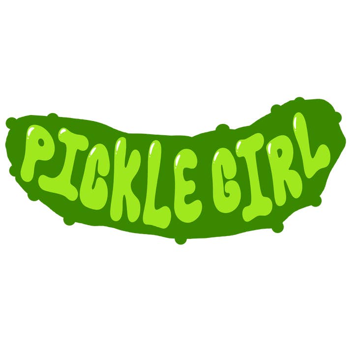 Alex Luciano - Wholesale Sticker - Pickle Girl Bumper Sticker