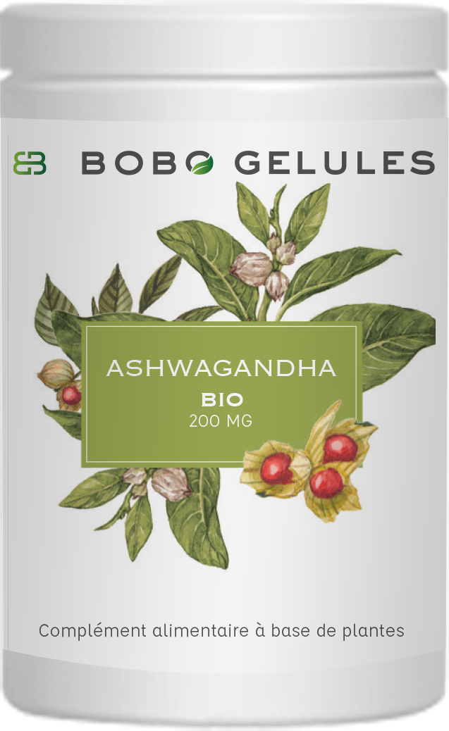 Les Laboratoires du Docteur Bobo - Vente Supplément oral/vitamine - Complément Alimentaire - BOBO GELULES ASHWAGANDHA BIO 200 mg0