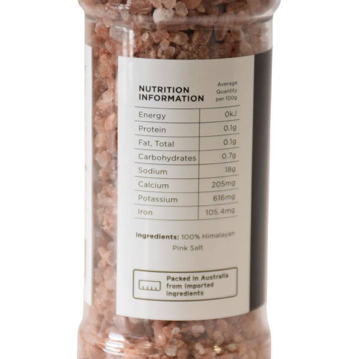 Pickle and Spice - Wholesale Salt - Pickle & Spice Pink Himalayan Salt Grinder 210g Per Unit2