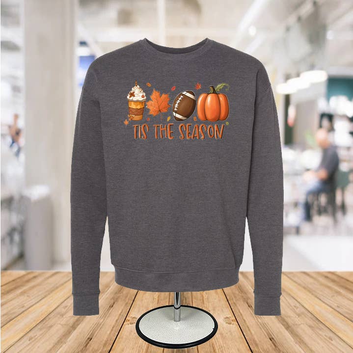 Sudadera de cuello redondo Fall Tis the Season para venta al por mayor de Infidel Nation Apparel