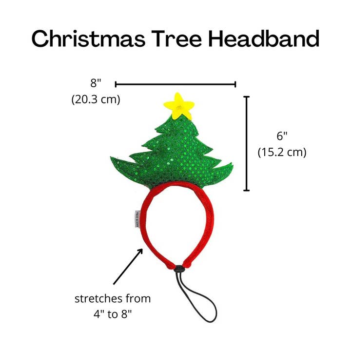 Midlee Designs – wholesale Pet costume – Dog – Midlee Christmas Tree Dog Headband5