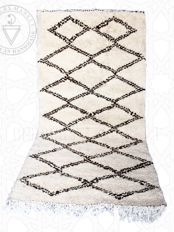 Beni ourain Marokkaans vloerkleed voor wholesale door Berbers Market