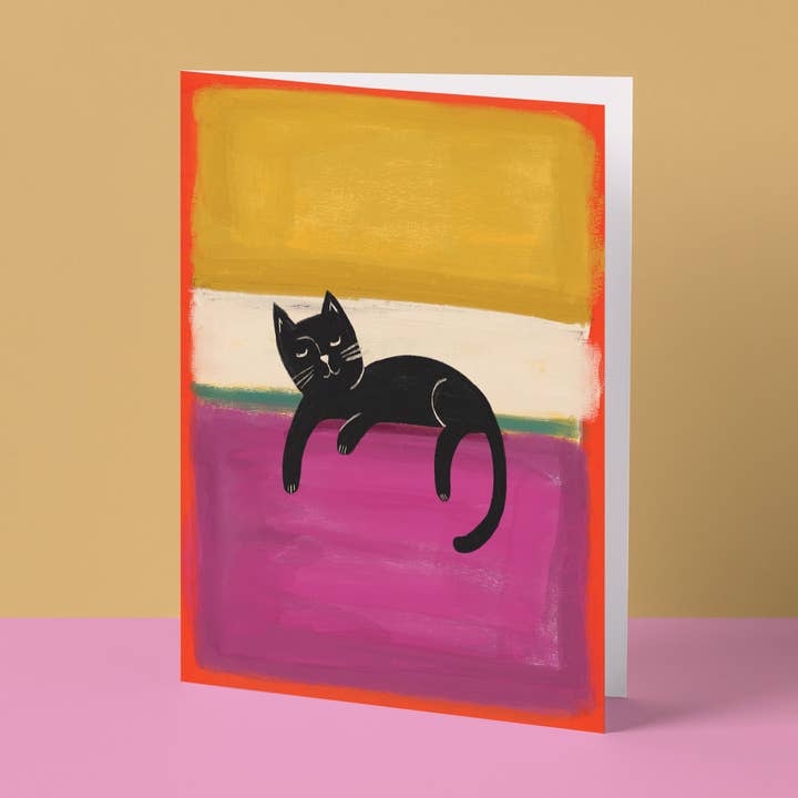 Niaski - Feline Fine Art (USA DUTIES PAID) - Vendita all'ingrosso Biglietti di auguri generici - Carta Cat Rothkat0