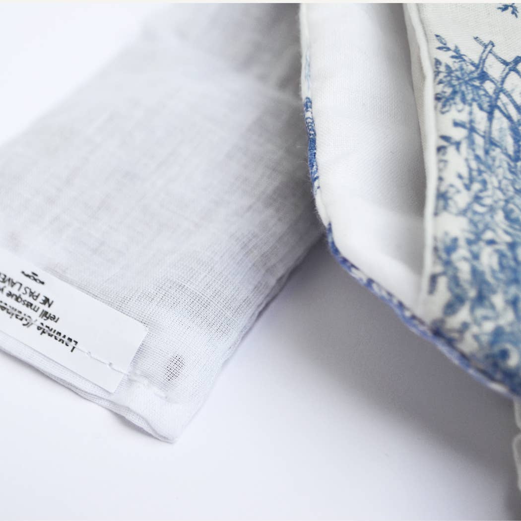 SOOPZ – Großhandel Spa-/Therapie-Kissen – Entspannende Augenmaske mit Leinsamen und Lavendel - Toile de Jouy3