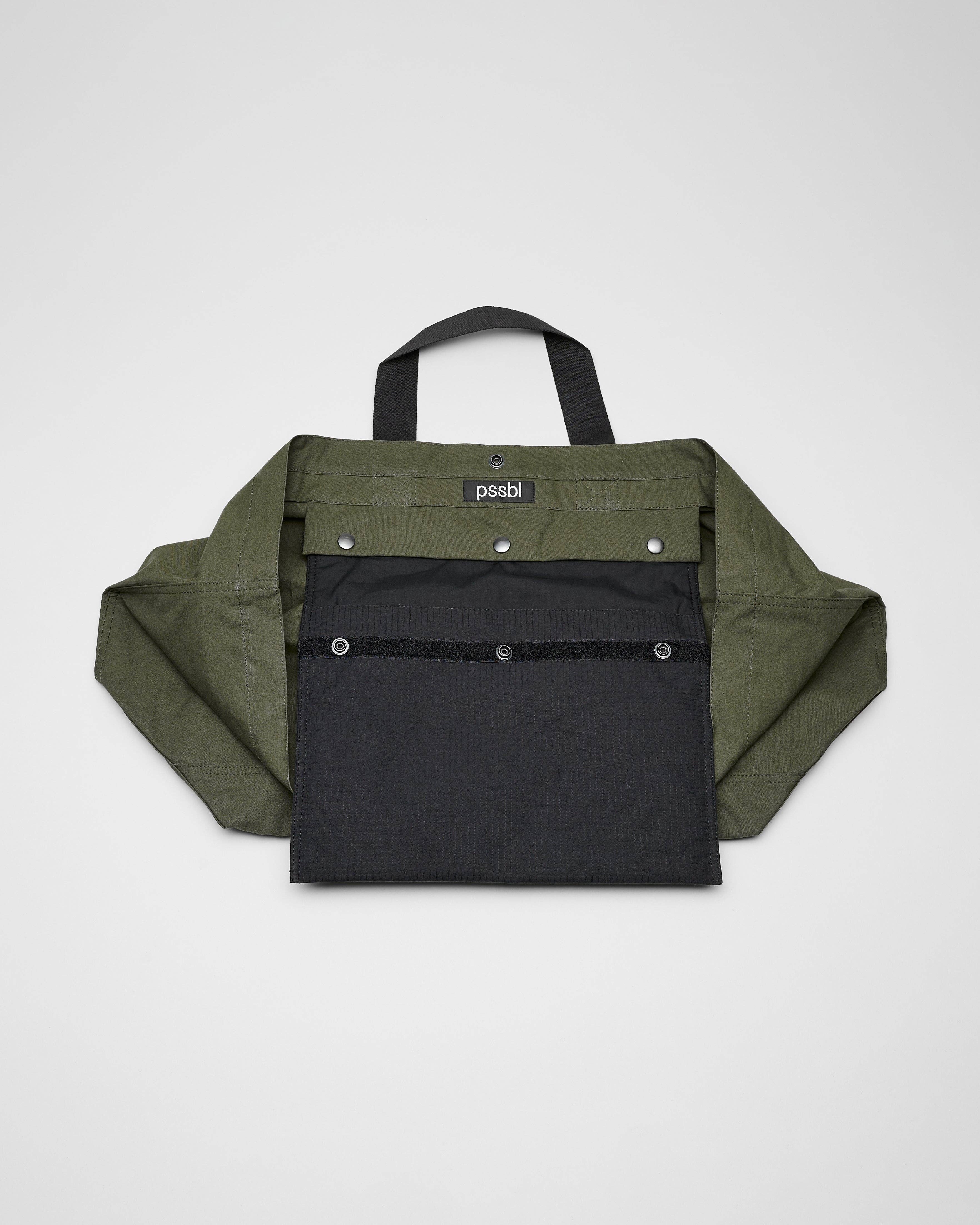 PSSBL - Wholesale Tote Bag - Women's - The Shopper olive3