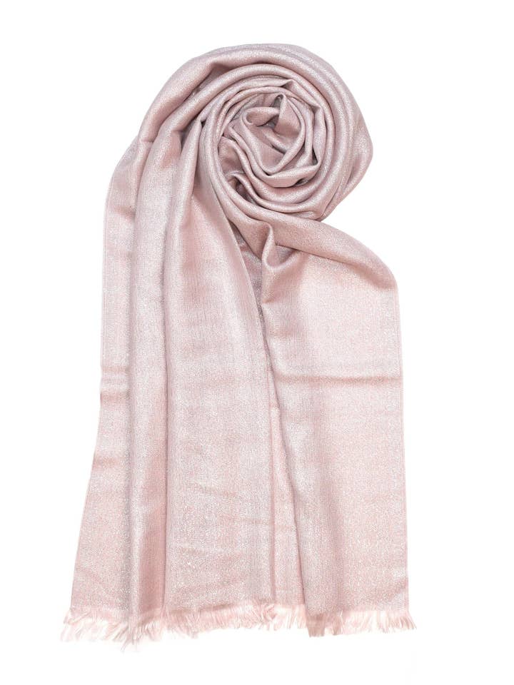 Solid Metallic Woven Evening Wrap for wholesale by FRAAS - The Scarf Company