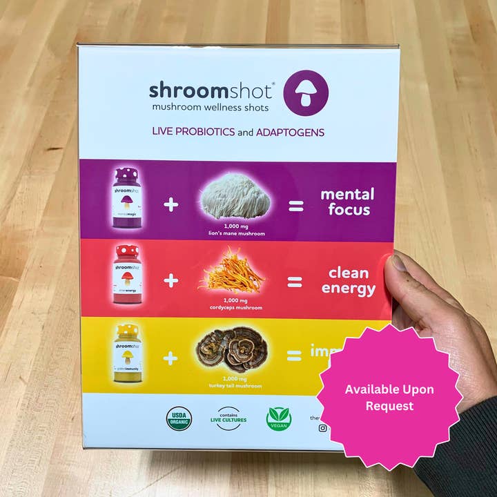 Shroomworks - Wholesale Wellness juice/tonic - Immunity Shot (Ginger Turmeric)- w/ Turkey Tail Mushroom5