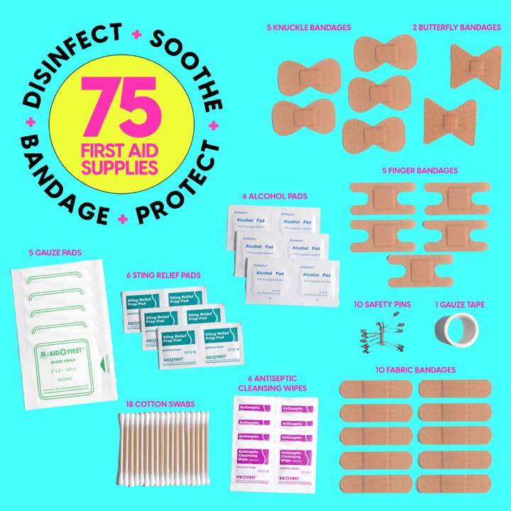 BLINGSTING - Wholesale First Aid Kit - First Aid Kit | Metallic Rose Gold2