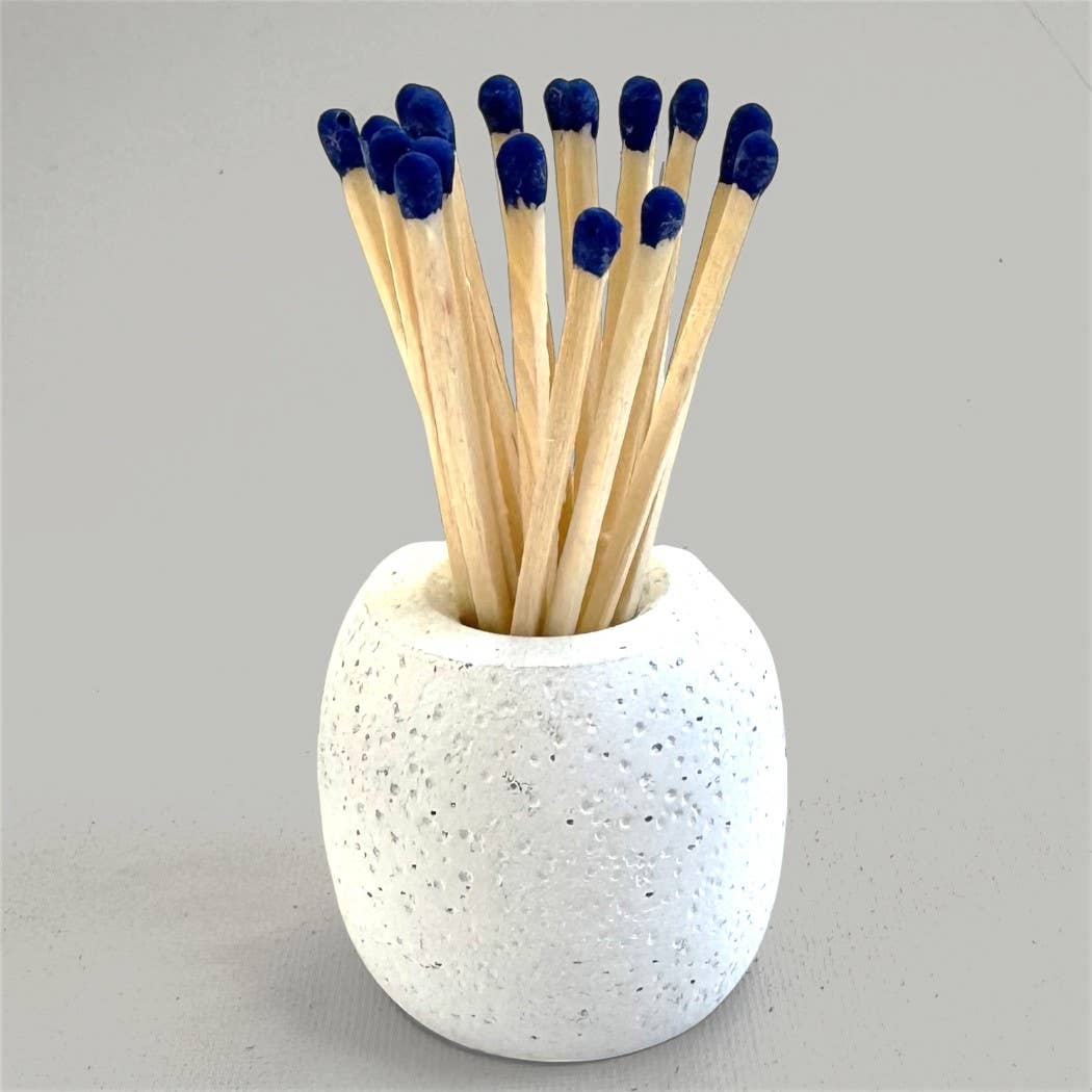 CJ Gift Goddess - Wholesale Match Holder - Concrete Match Holder/Toothpick Holder: Includes 25 Matches37