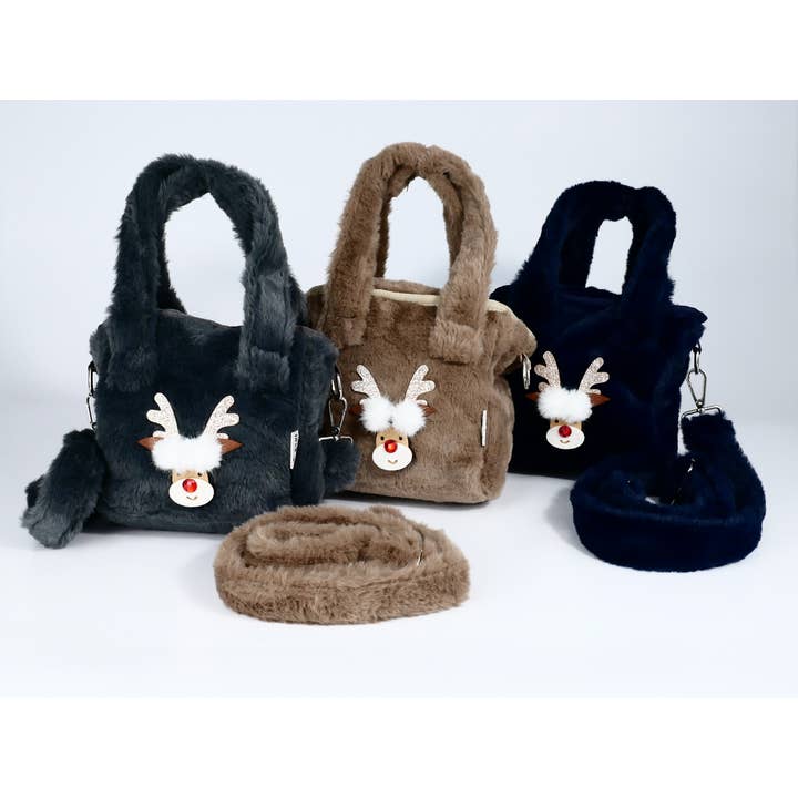 Sac peluche rectangulaire Ellie Renne avec bandoulière longue pour la vente par DPH Design GmbH