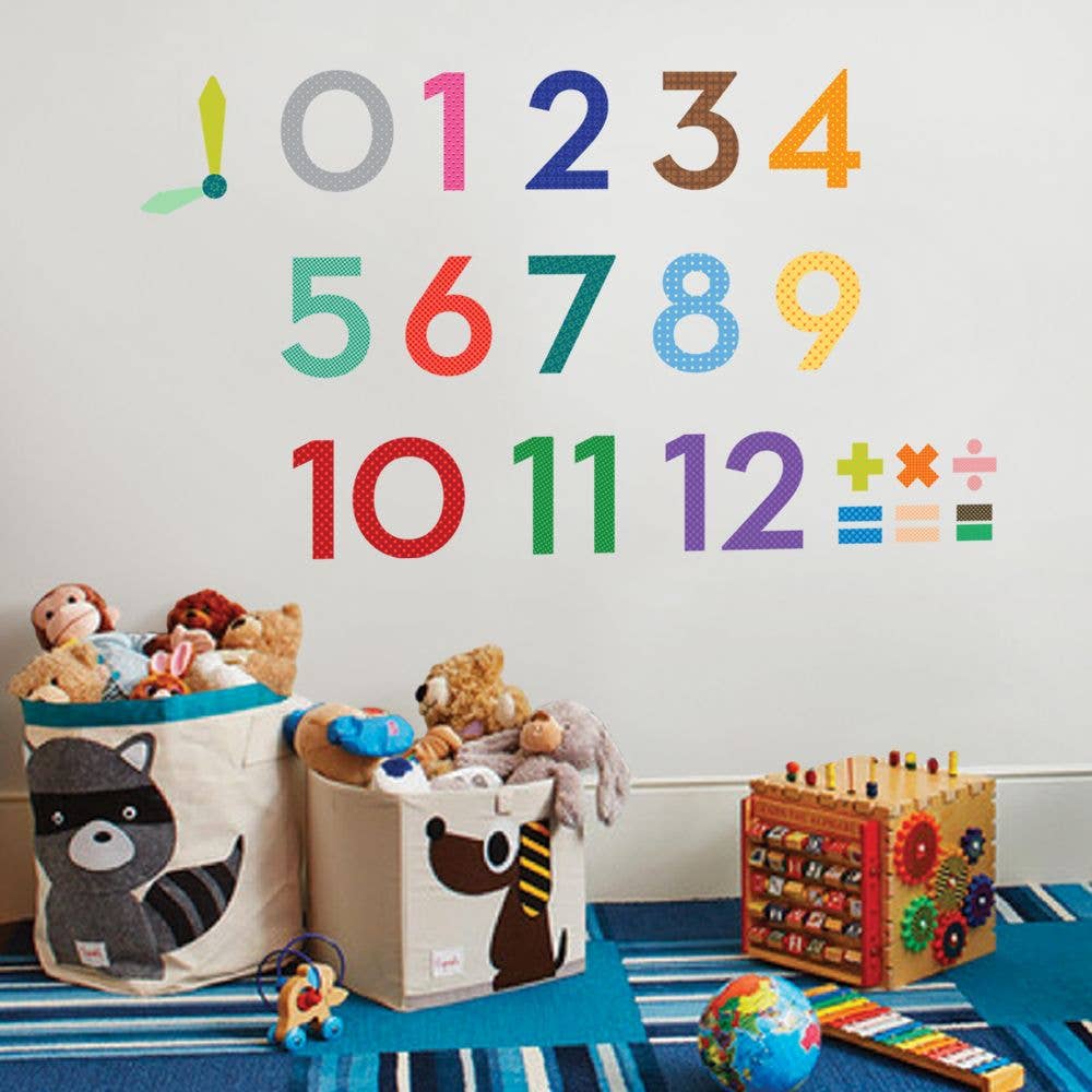 Simple Shapes - Wholesale Wall Decal/Stickers - Numbers Wall Sticker1