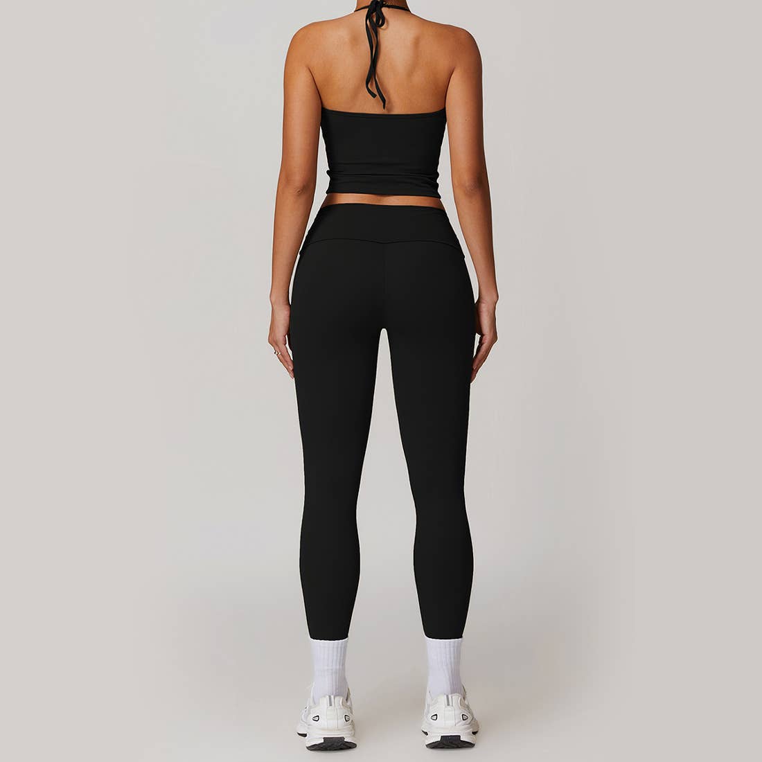 Sodalemon - Wholesale Activewear set – Women′s - 2 Pcs Set Women Sports Tank Top And Flod Over Leggings1