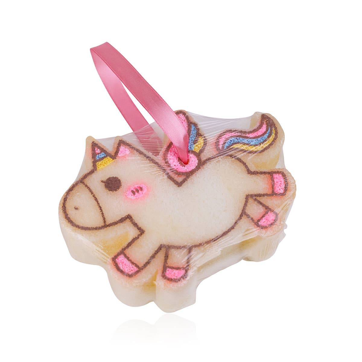 Accentra - Wholesale Bath Pouf/Sponge - Unicorn Sponge With Soap Magical Unicorn, Scent: Strawberry1