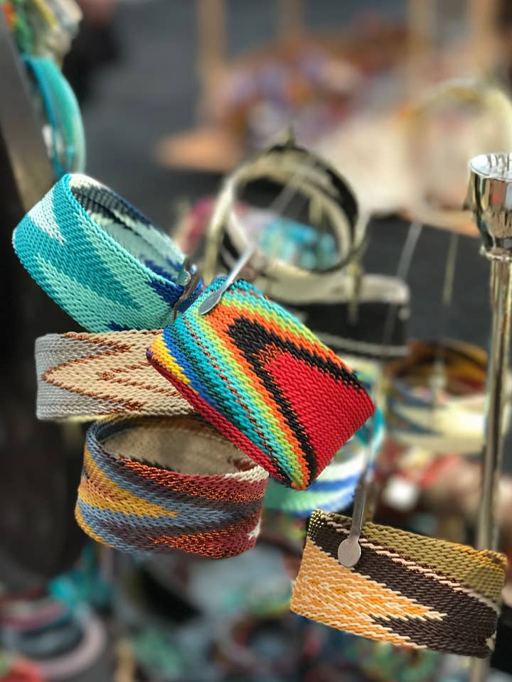 Telephone Wire Bangle for wholesale by Bridge for Africa