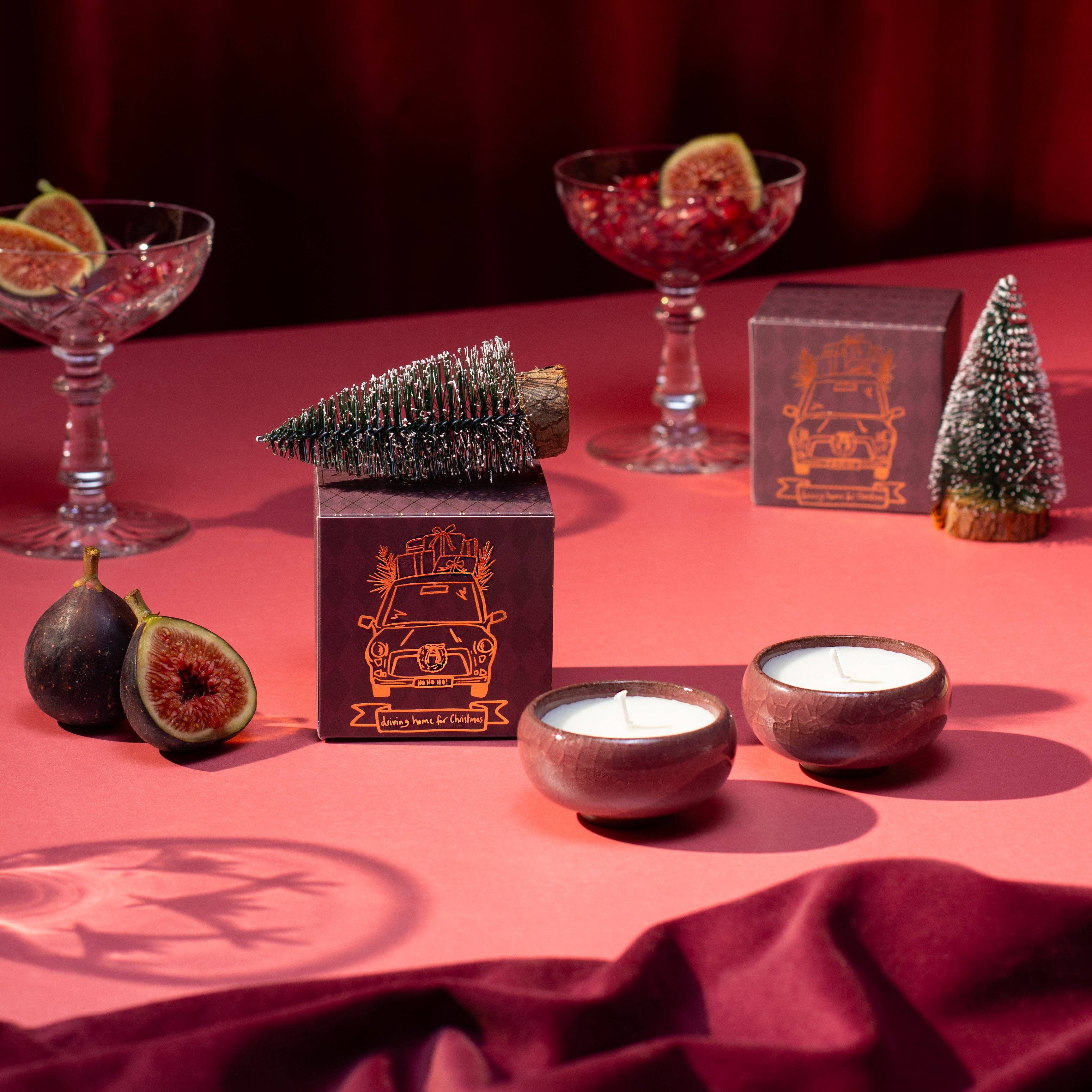 Zesty Lemons - Wholesale Tea light candles - Sparkle Season: Driving Home for Christmas Tea Lights (Box of 2) - Christmas Spruce3