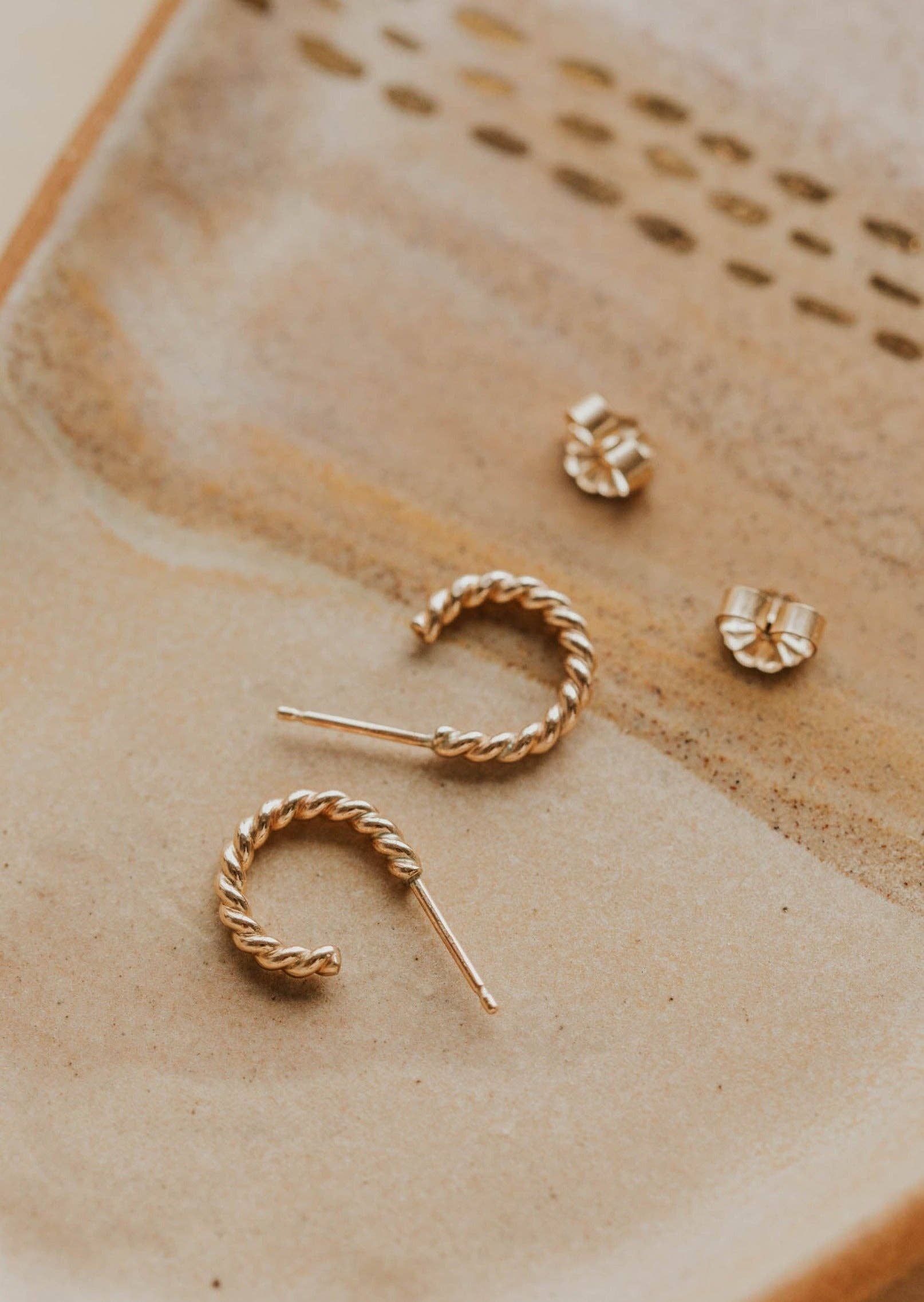 Hello Adorn - Wholesale Hoop Earrings - Ophelia Hoops | 14kt Gold Fill + Sterling Silver7