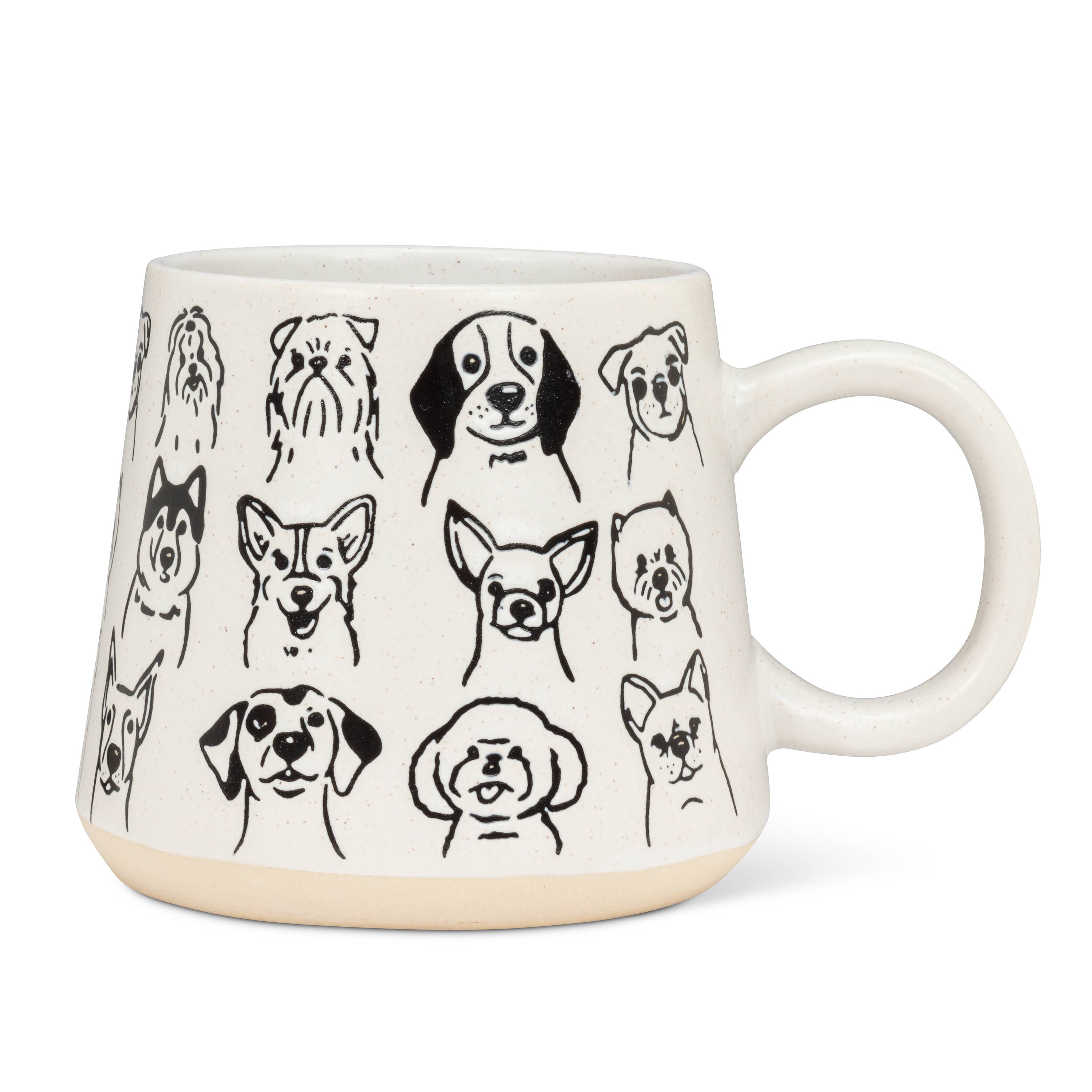 Abbott - Wholesale Coffee Mug - Oversized Mug with Dogs-4"H(17oz)0