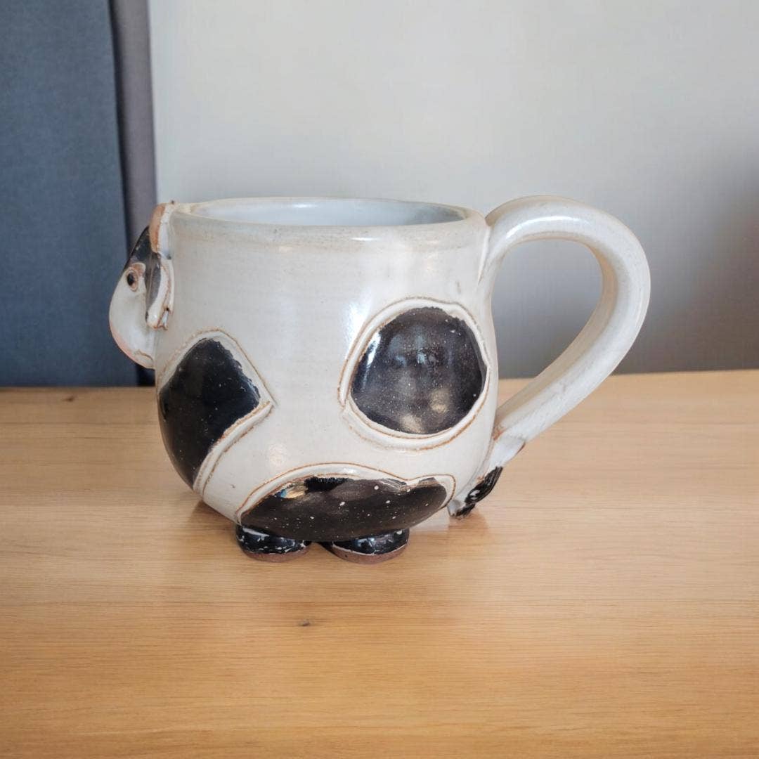 MudWorks Pottery - Wholesale Coffee Mug - Cow Mug3