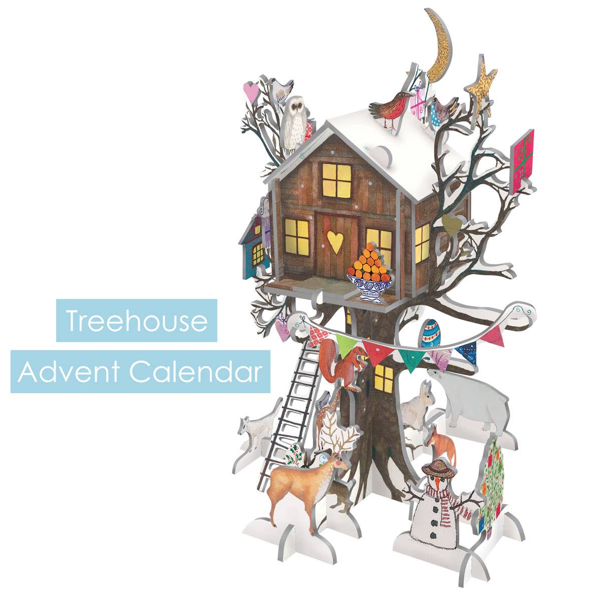 Roger La Borde - Wholesale Advent Calendar - Christmas Treehouse Pop & Slot 3D Advent  - POP 1103