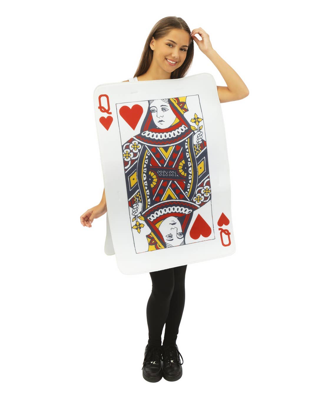 P'tit Clown – Disfarce – Mulher por atacado – Fato Carta Rainha de Copas - Adulto - Tamanho Único0