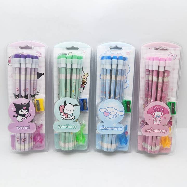 Kuromi Sanrio Kids #2 Pencils – 12-Pack Boxed Set for wholesale by Sparkling Extras