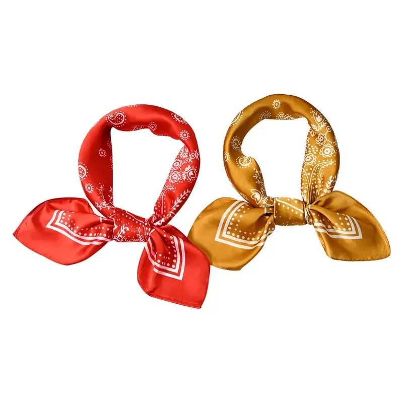 Sweet Cherry Sky - Wholesale Scarf - Women's - Western Bandana Scarf Silk in a Variety of Colors 3