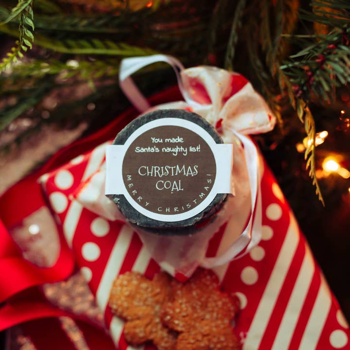 Joyful Sounds Farm - Wholesale Bar Soap - Christmas Coal, Lump of Coal, Bag of Coal, Charcoal Soap3