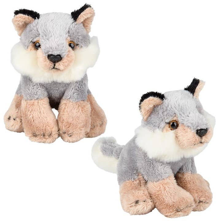 5" BUTTERSOFT SMALL WORLD WOLF LLB Plush Toys for wholesale by La Luna Bella - Toys
