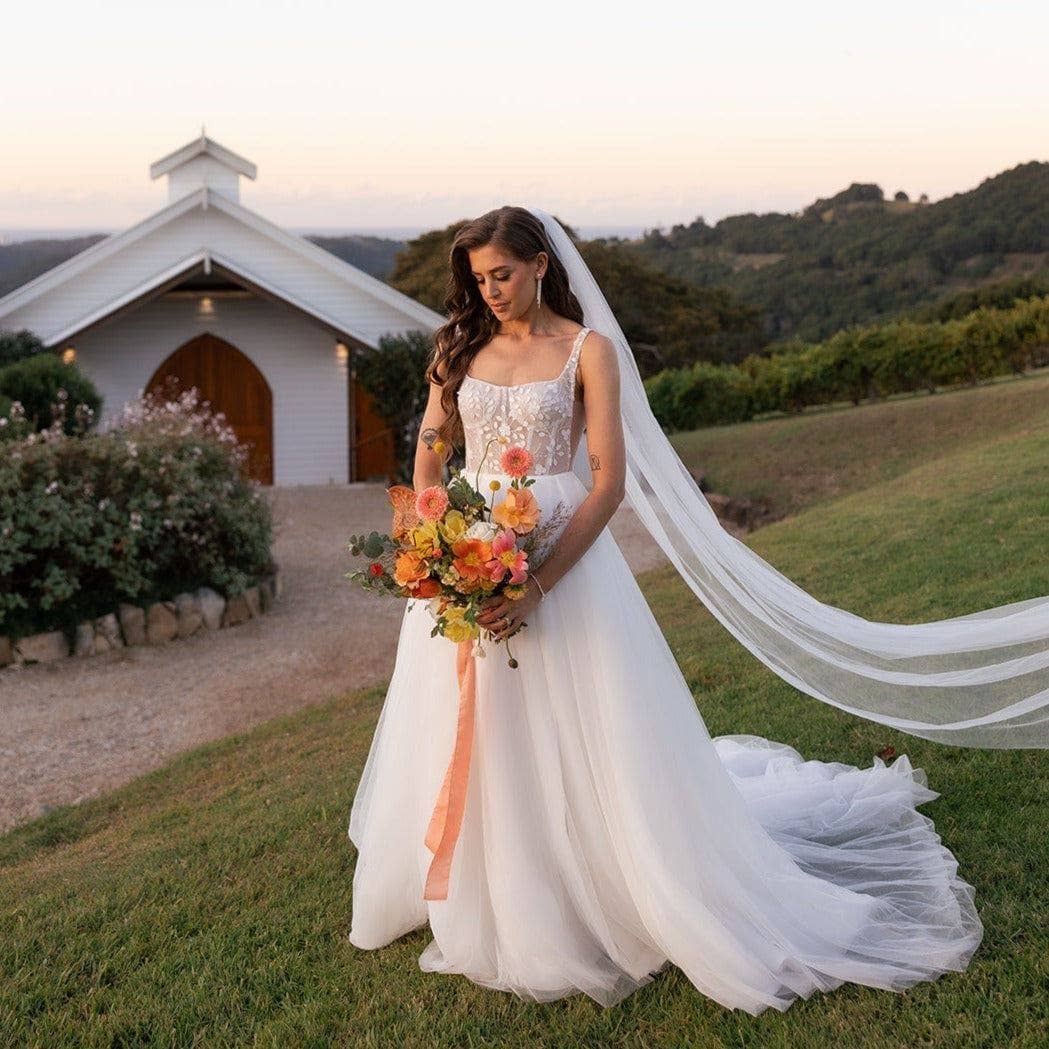 The Whole Bride - Vendita all'ingrosso Nastri - Confezione regalo - Nastro di Bouquet di Seta30