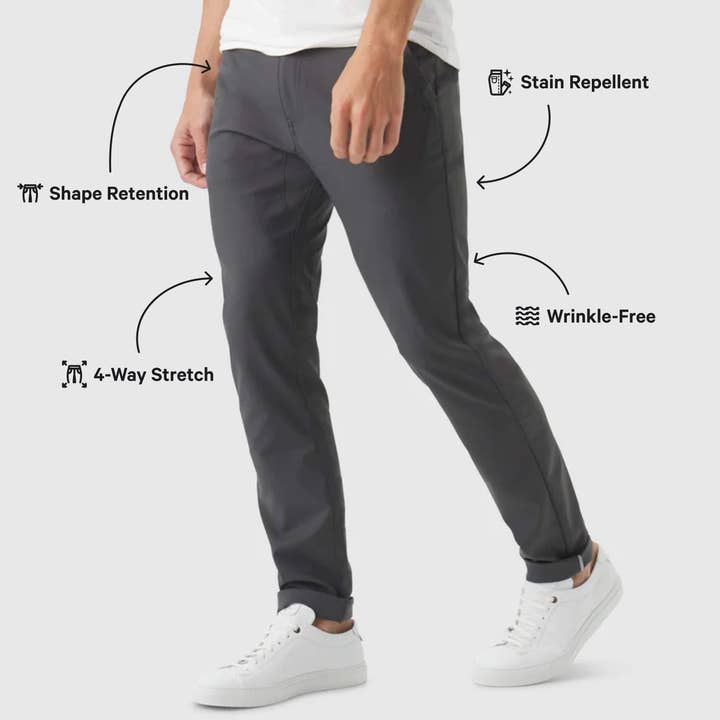 Jetsetter Pants - Charcoal for wholesale on Faire