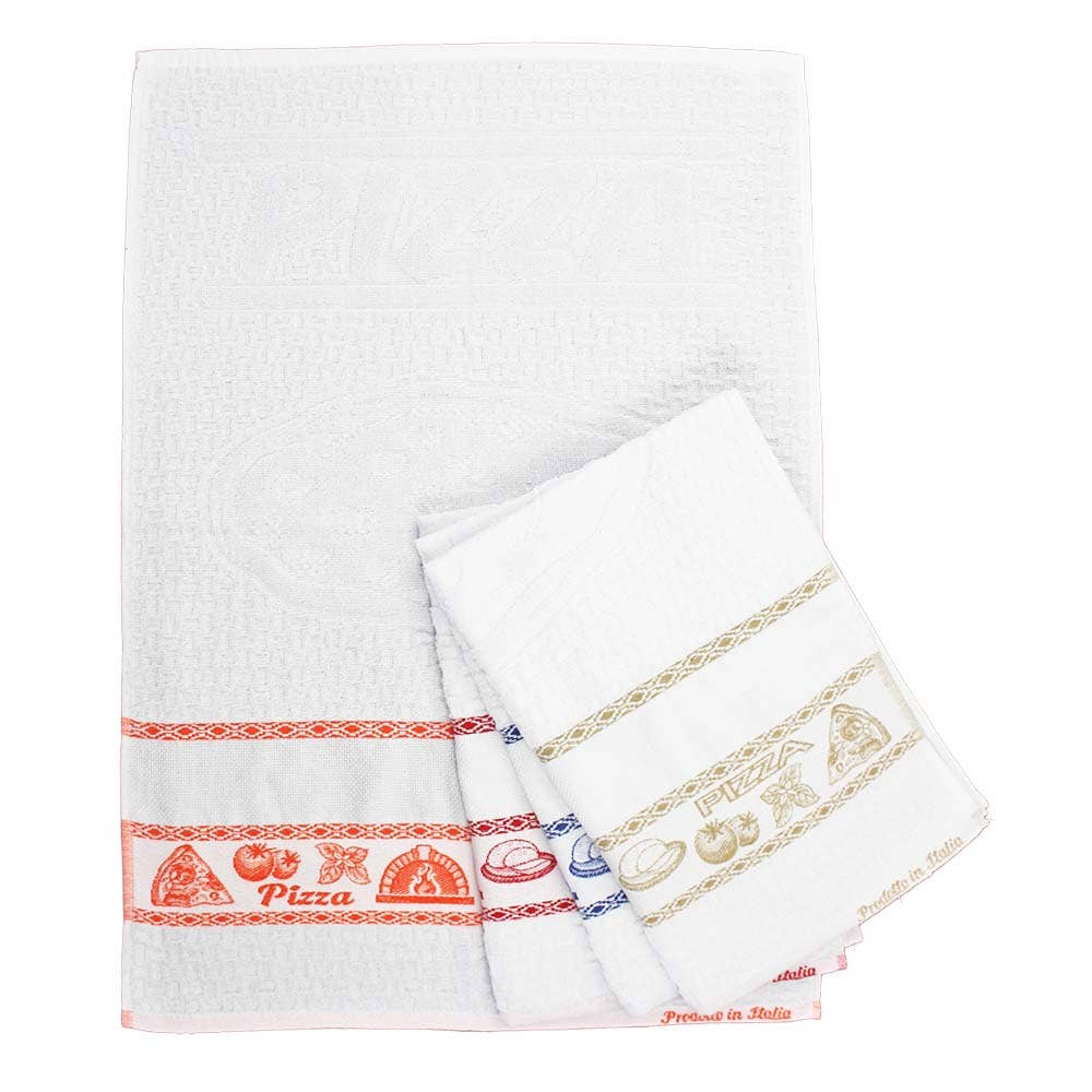 Almatex srl - Vendita all'ingrosso Strofinaccio da cucina - Strofinaccio spugna PIZZA  cm.50x701