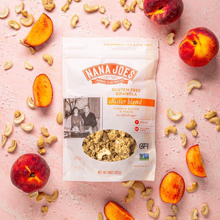 Nana Joes Granola - Wholesale Granola - Cluster Blend: Cashew Butter 5lb Bag (NO Peaches in Bulk)3