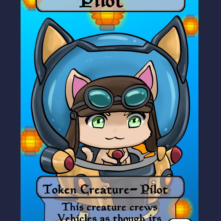 Token Pilot 1/1 para venta al por mayor de Mega Chibi