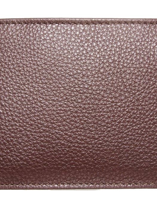 Pebbled Leather Billfold With Coin Pocket for wholesale by 72 Smalldive